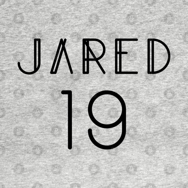 Jared, 19 Funny Internet Meme Saying Ver. 2 - Black by bpcreate